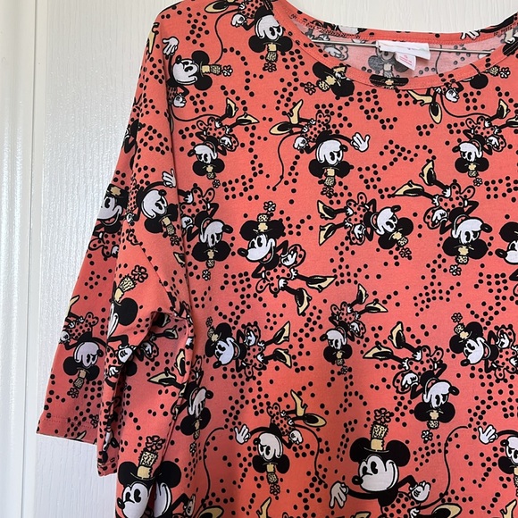 Classic Minnie Mouse Lula Roe Top Size Small - Picture 3 of 8